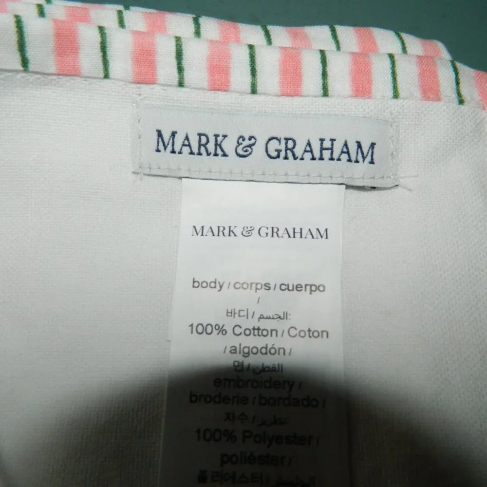 Mark & Graham Sports Embroidered Dinner Napkins Tennis Set/4